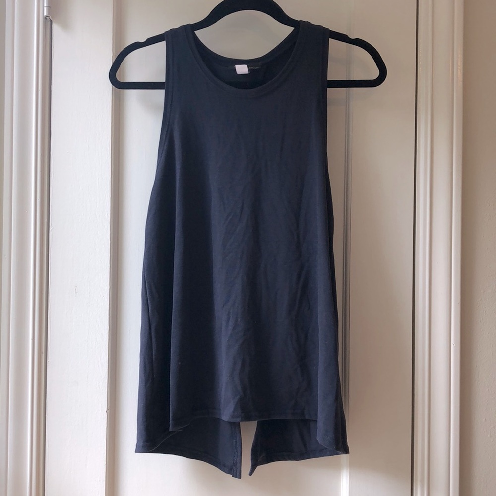 Black Work Out Tank Top
